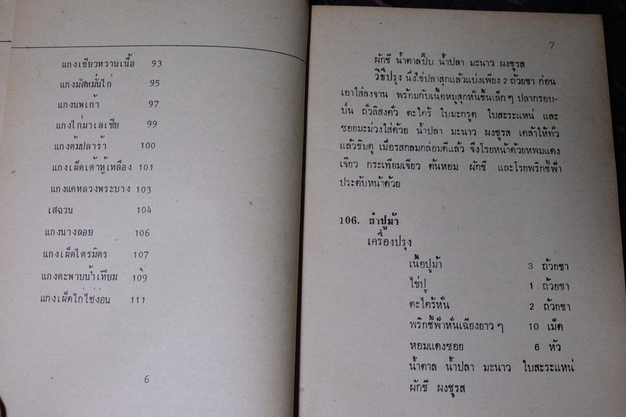 ตำราทำอาหาร เเกล้มเหล้ารสเด็ด โดย จินตนา สุธีรพงศ์ ปี 2525 (เล่มเล็ก)
