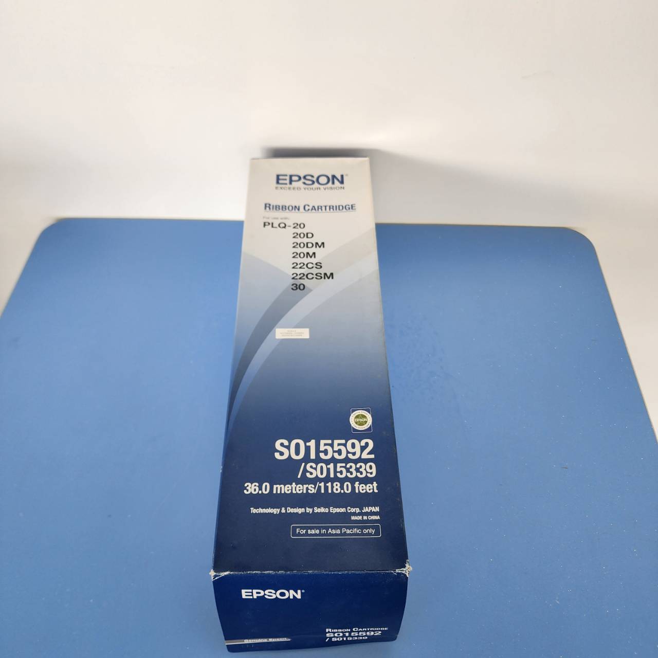 Epson S015592 ตลับหมึกพร้อมใช้ ของแท้ ใช้ได้กับเครื่อง PLQ-20/22/30/35/50