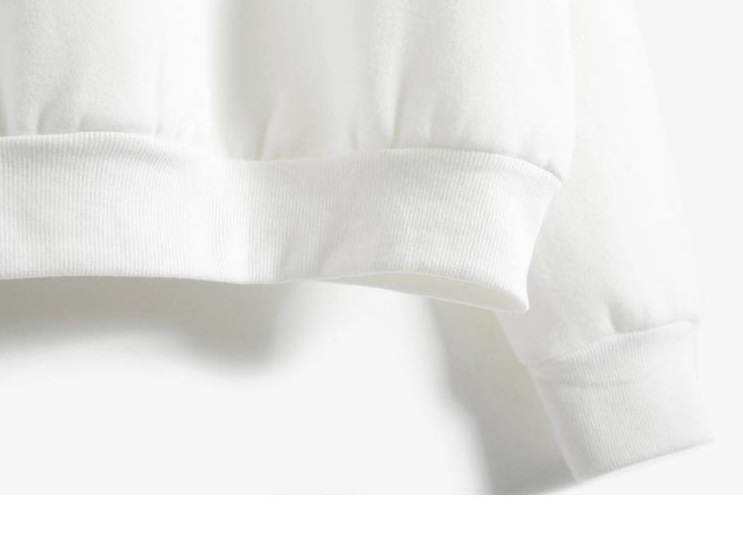 พรีออเดอร์ - เสื้อกันหนาวทรงหลวม Pre - ST713 (สีขาว)