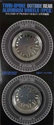 Twin-Spoke Outside Rear Aluminum Wheels (2pcs).