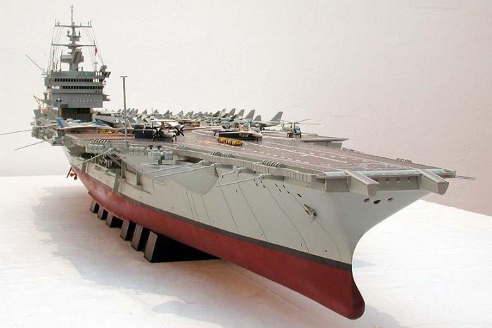 U.S.Aircraft Carrier CVN65 ENTERPRISE.