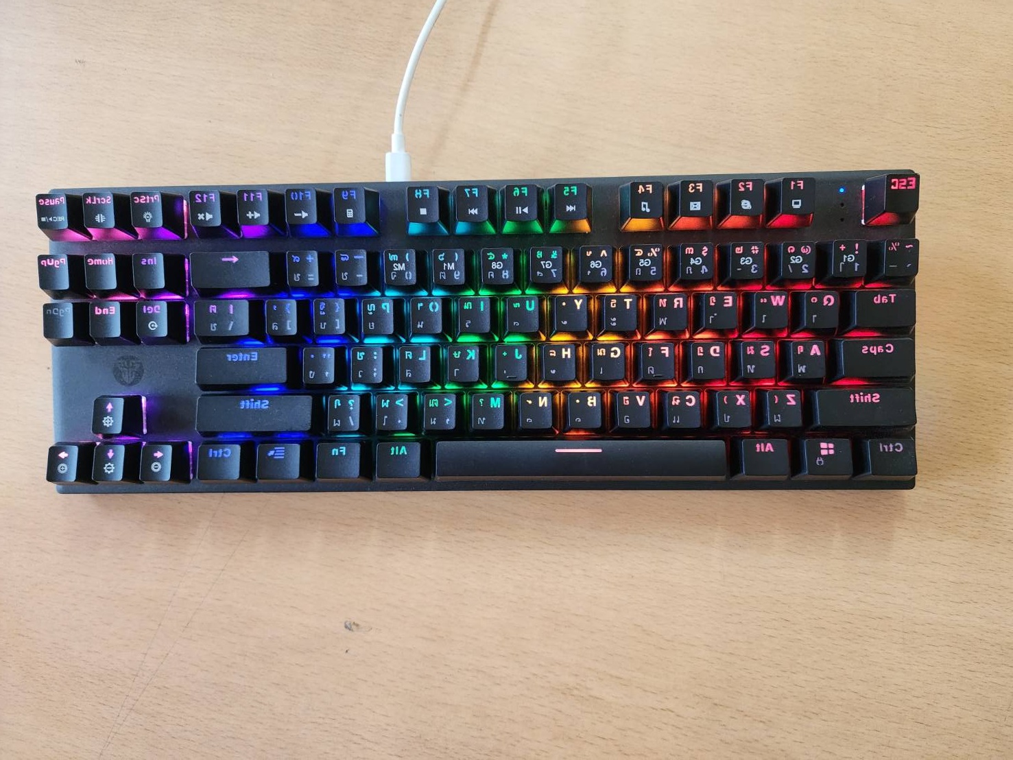 KEYBOARD (คีย์บอร์ด) FANTECH MAXFIT87 มือสอง