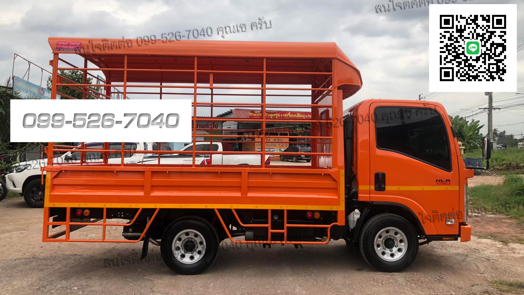 4ล้อ isuzu NLR 130 กระบะหลังคาความยาวพิเศษ ยูโร 3