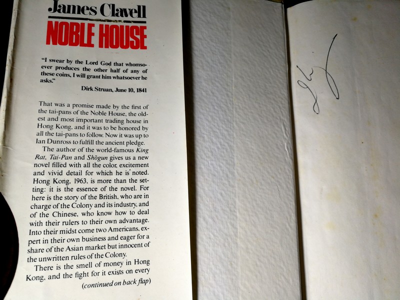 Noble House by James Clavell Hardcover