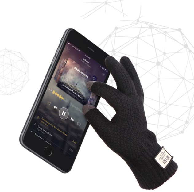 พร้อมส่ง - ถุงมือกันหนาวผู้ชาย GT280 (สีดำ)