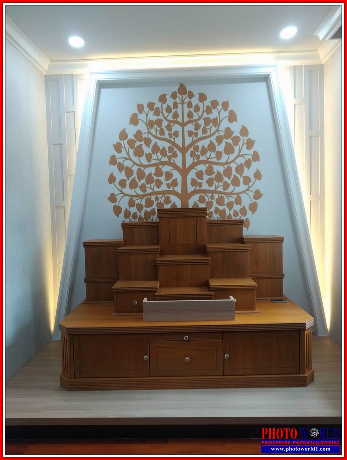 วอลเปเปอร์รูปภาพติดผนังสั่งทำ ห้องพระ3 มีภาพให้เลือกกว่า 50,000 ภาพ ออกแบบกราฟฟิค หรือ รูปภาพตามที่ท่านกำหนด ในสไตล์ท่านเอง "custom made"