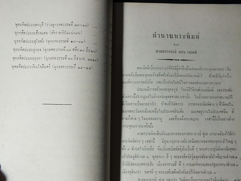 ตำนานพระพิมพ์ พระพุทธรูปสมัยต่างๆในประเทศไทย พุทธศิลป์ในประเทศไทย จัดพิมพ์เป็นอนุสรณ์ ขุนสันธานธนานุรักษ์ ปี 2510