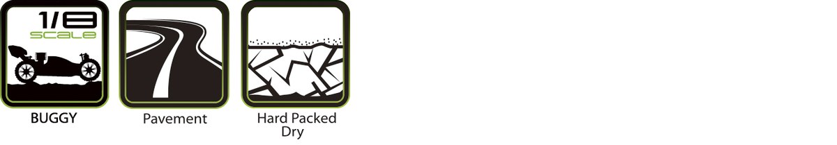 B-Rocket Tires (Soft Compound), Mounted on Black Spoke Rim (2Pcs.)