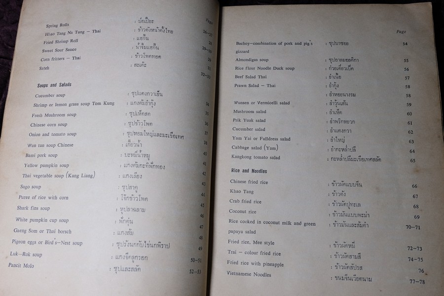 YWCA COOK BOOK (asian cook book) ปี 2512