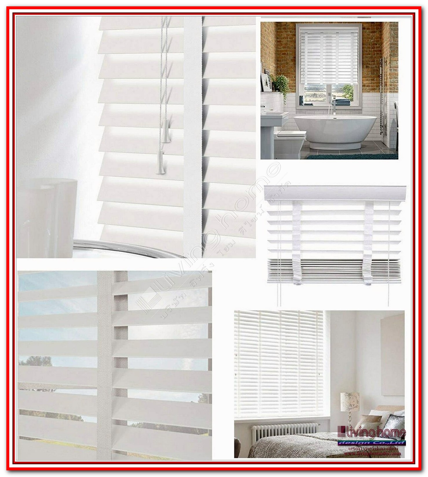 มู่ลี่ไม้โฟมวู๊ด(FOAM WOOD WOODEN BLINDS) ผ้าม่าน ม่าน มู่ลี่ มู่ลี่ไม้ ม่านม้วน วอลเปเปอร์ รับติดตั้ง ออกแบบ ราคาถูก ทุกประเภท ทุกรูปแบบ