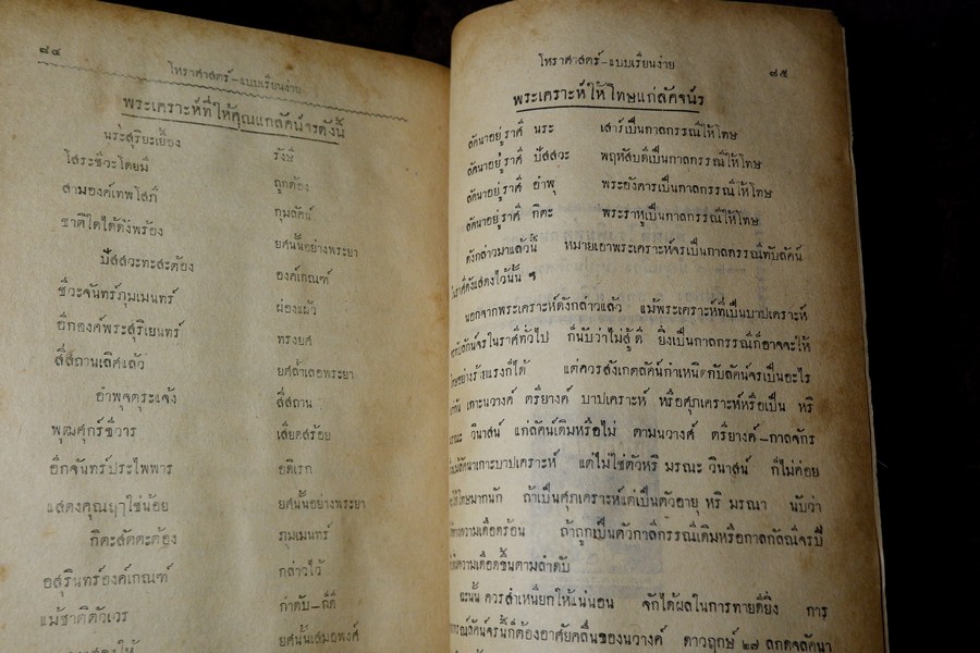 ตำราพรหมลักษณะศาสตร์ โดย วิทยาธรี ปี 2492