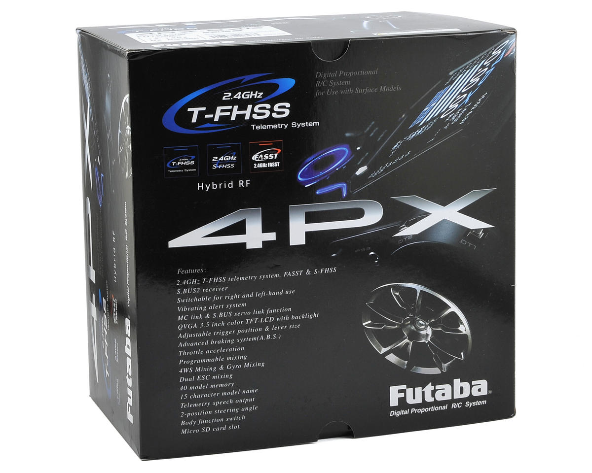 Futaba 4PX 2.4 GHz Telemetry System.