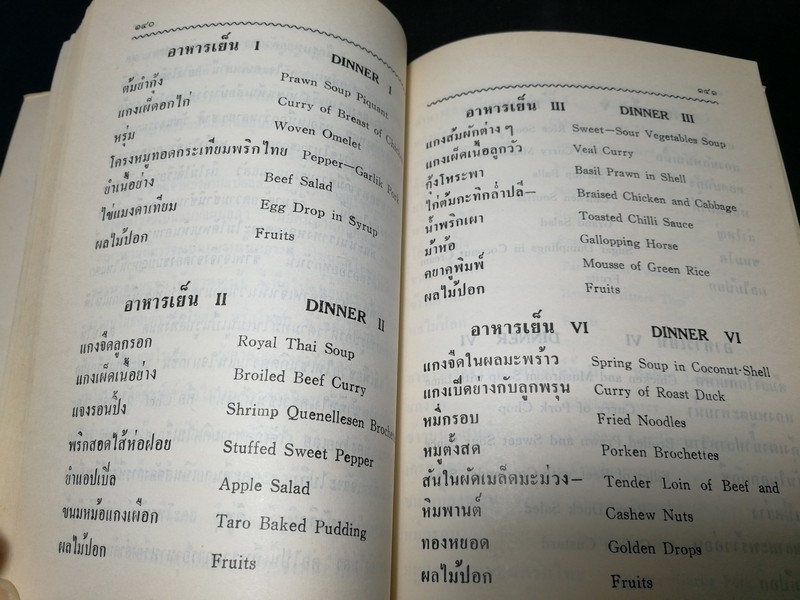 ตำรับอาหารว่าง ของ สายปัญญาสมาคม โดย หม่อมหลวงเติบ ชุมสาย ปี 2512