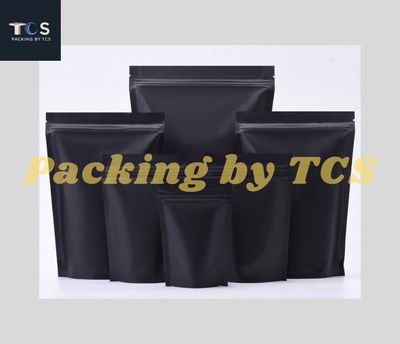 ถุงฟอยล์ซิปตั้งได้ สีด้าน (เมทัลไลท์)