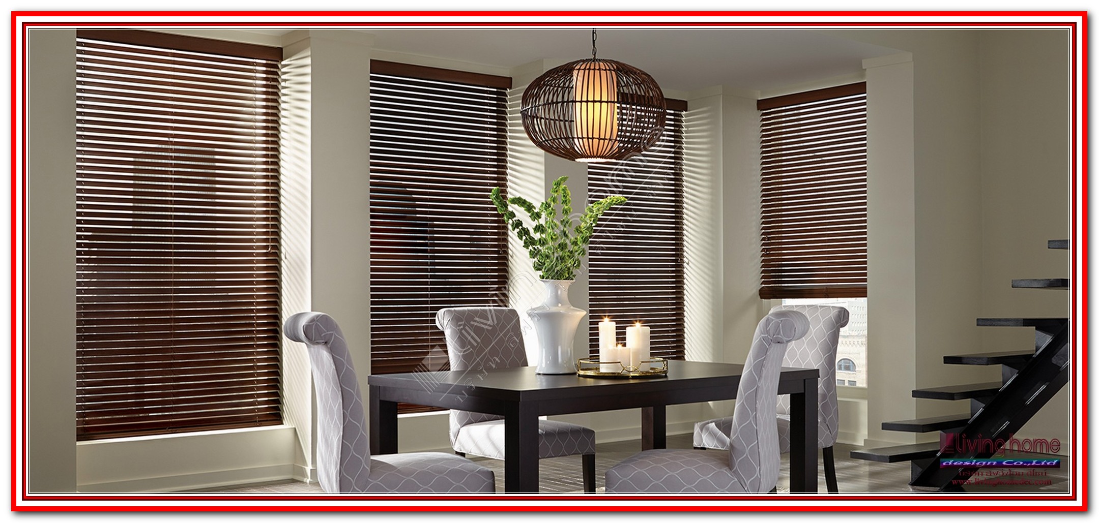 มู่ลี่ไม้รามิน(RAMINWOOD WOODEN BLINDS) ผ้าม่าน ม่าน มู่ลี่ มู่ลี่ไม้ ม่านม้วน วอลเปเปอร์ รับติดตั้ง ออกแบบ ราคาถูก ทุกประเภท ทุกรูปแบบ