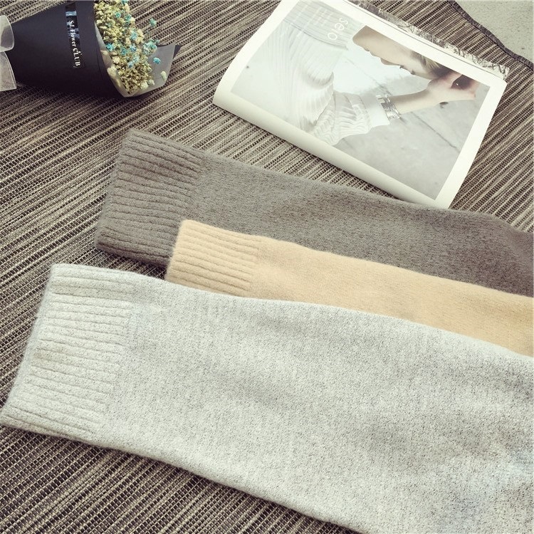 พรีออเดอร์ - เสื้อไหมพรมแฟชั่นแขนยาว Pre - ST775 (สีเทาเข้ม)