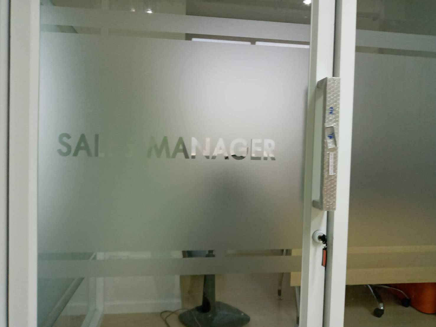 รับงานติดสติกเกอร์ฝ้าทุกชนิด #ฝ้าติดกระจกสำนักงาน