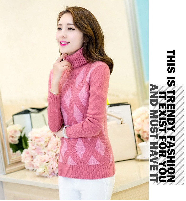 พรีออเดอร์ - เสื้อไหมพรมแฟชั่น Pre - ST625 (สีชมพู)