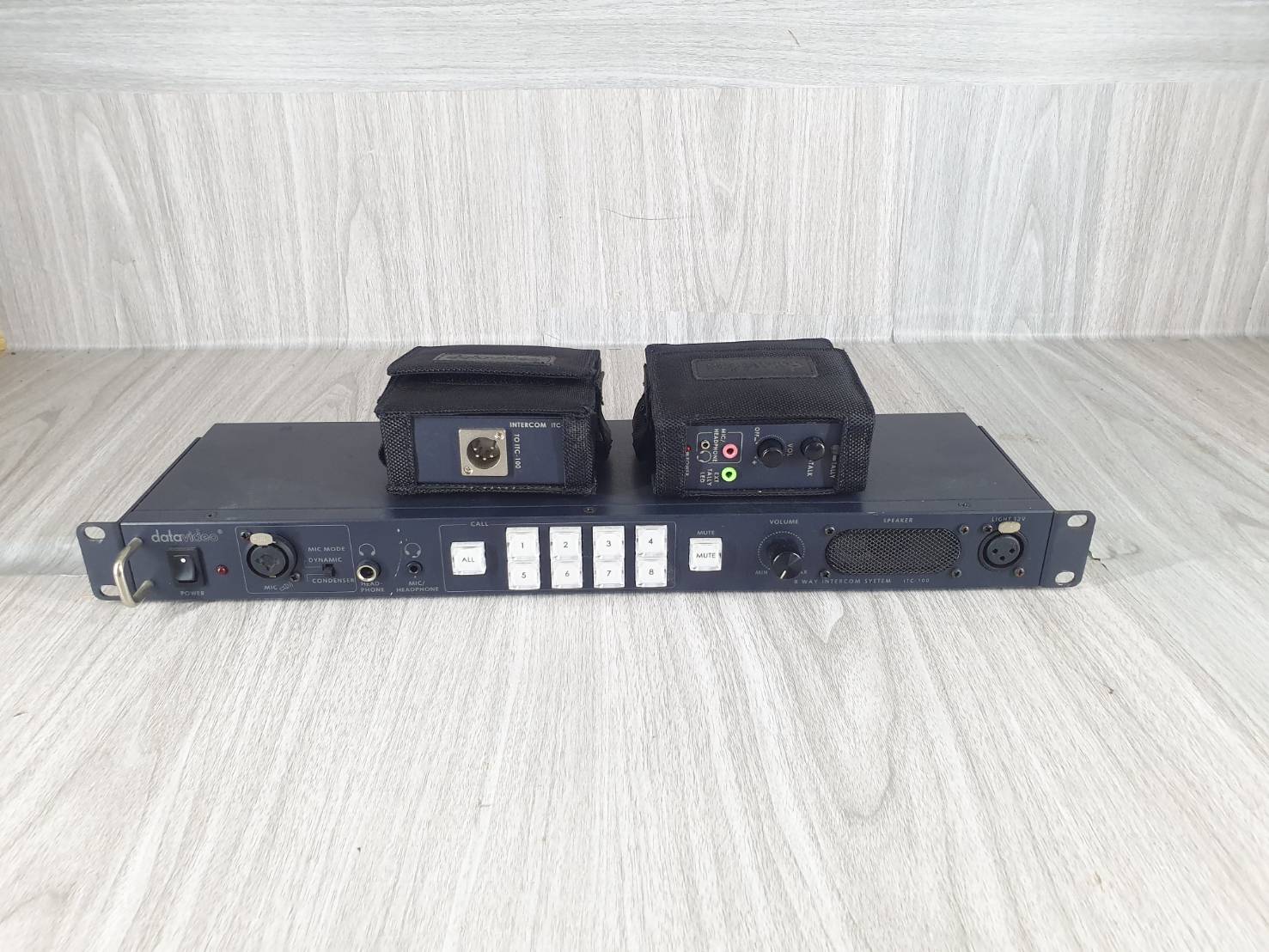 ชุดอินเตอร์คอมสำหรับงานวิดีโอ datavideo itc-100 studio 8ch
