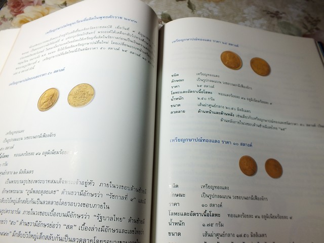 เหรียญเเละเงินตราไทยในรอบ 50 ปี ปกแข็ง 400 หน้า ปี 2539