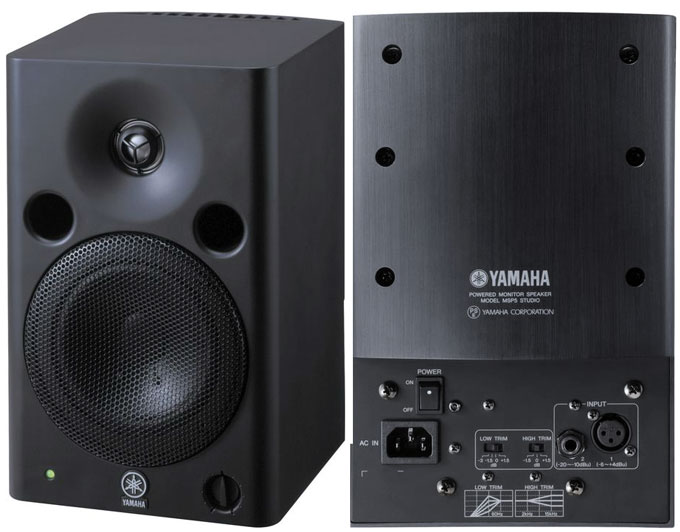 ลำโพงสตูดิโอมอนิเตอร์ 5''พร้อมแอมป์ YAMAHA MSP5 Studio