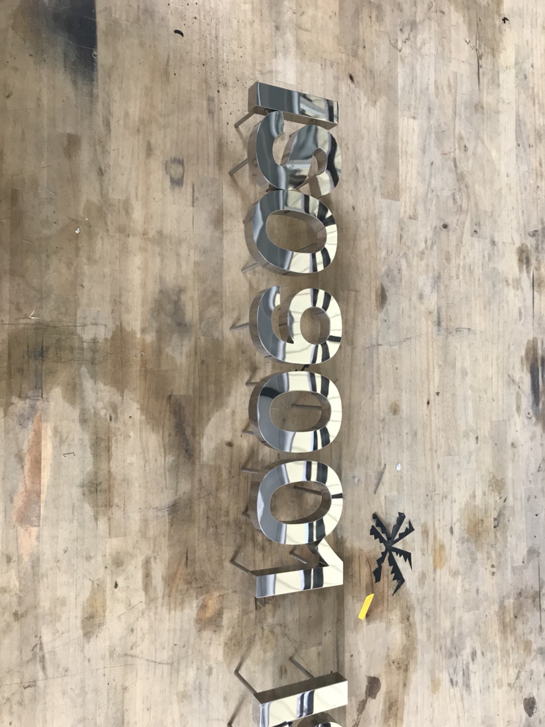 ตัวอักษรโลหะยกขอบ #ISO9001 #ISO14001