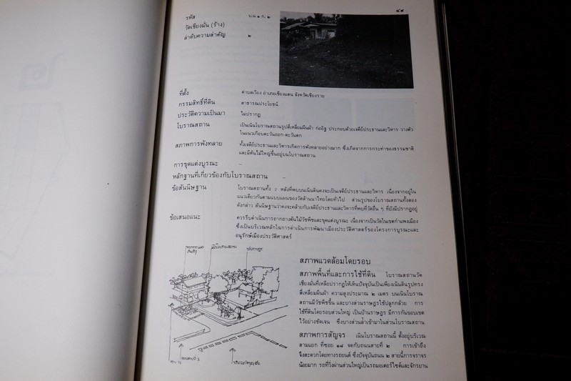 เมืองเจียงเเสน รายงานสำรวจโบราณสถาน โดย กรมศิลปากร หนา 227 หน้า ปี 2530