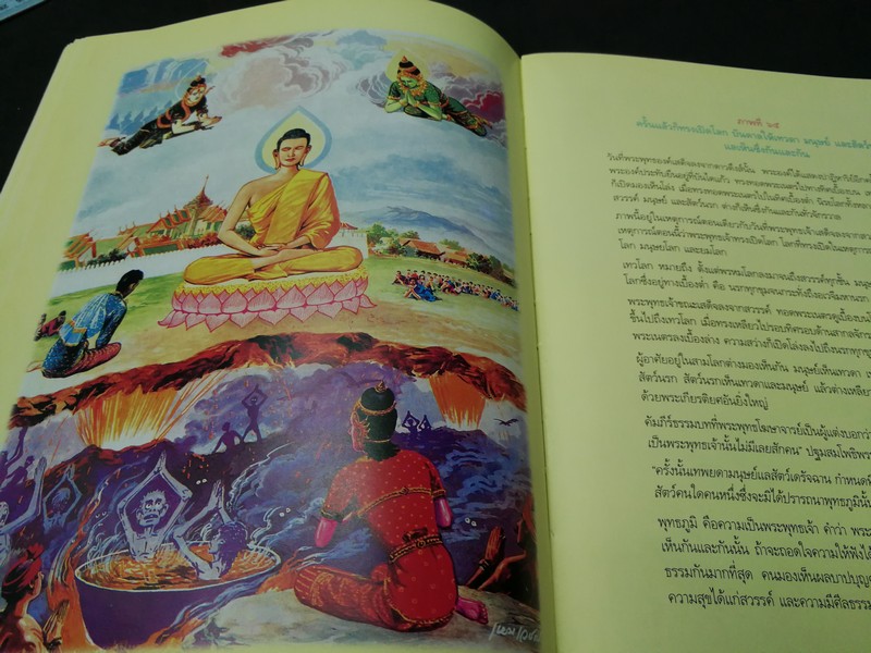 สมุดภาพุทธประวัติ ฉบับอนุรักษ์ภาพเขียนทางพระพุทธศาสนา โดย อ.เหม เวชกร ปกแข็ง 180 หน้า ปี 2541