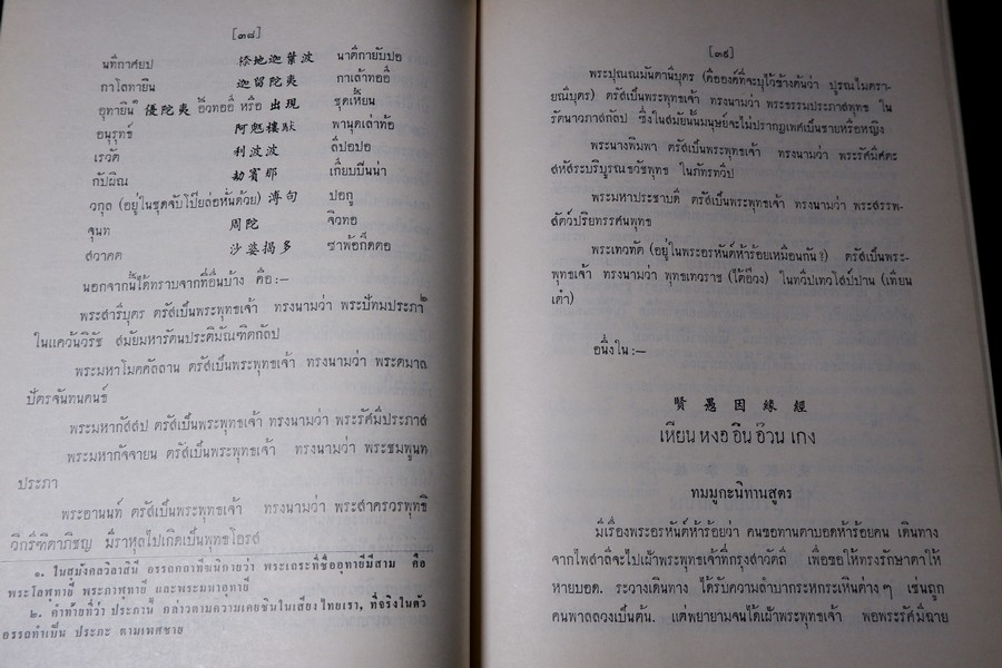 ปาฐกถาต่างเรื่อง ประวัติพระสงฆ์อนัมนิกาย ในราชอาณาจักรไทย โง่วเเป๊ะล่อหั่น พิมพ์เป็นอนุสรณ์องสรภาณมธุรส(บ๋าวเอิง) ปี 2511