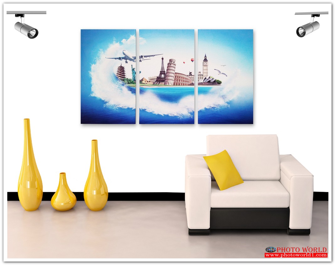 สั่งทำวอลเปเปอร์ รูปภาพติดผนัง มีภาพให้เลือกกว่า 50,000 ภาพ ออกแบบกราฟฟิค หรือ รูปภาพตามที่ท่านกำหนด ในสไตล์ท่านเอง "custom made" SIZE;M 3SET,TRAVEL.3