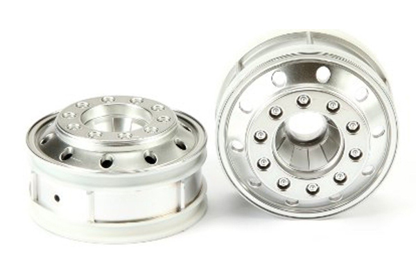 Metal-Plated Front Wheels (22mm Width/Matte Finish).