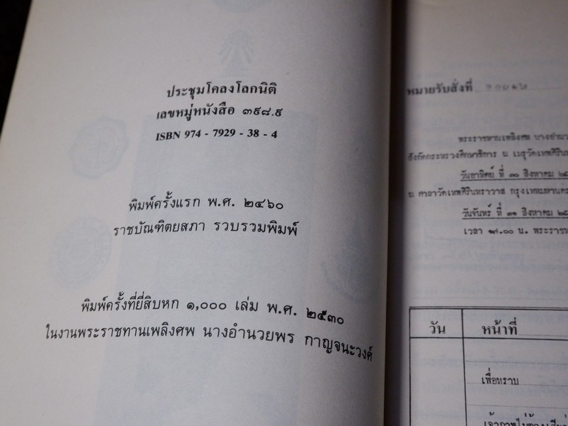ประชุมโคลงโลกนิติ ปี 2530 (เล่มเล็ก)
