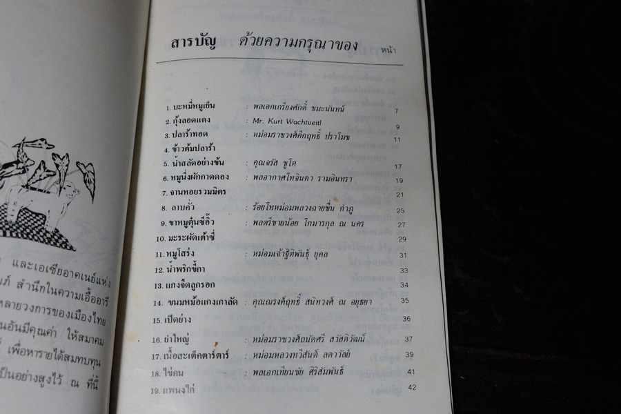 พ่อครัวหัวป่าก์ โดย สมาคมสตรีภาคพื้นเเปซิฟิคเเละเอเซียอาคเนย์เเห่ง ป.ไทย ปี 2526 (เล่มเล็ก)