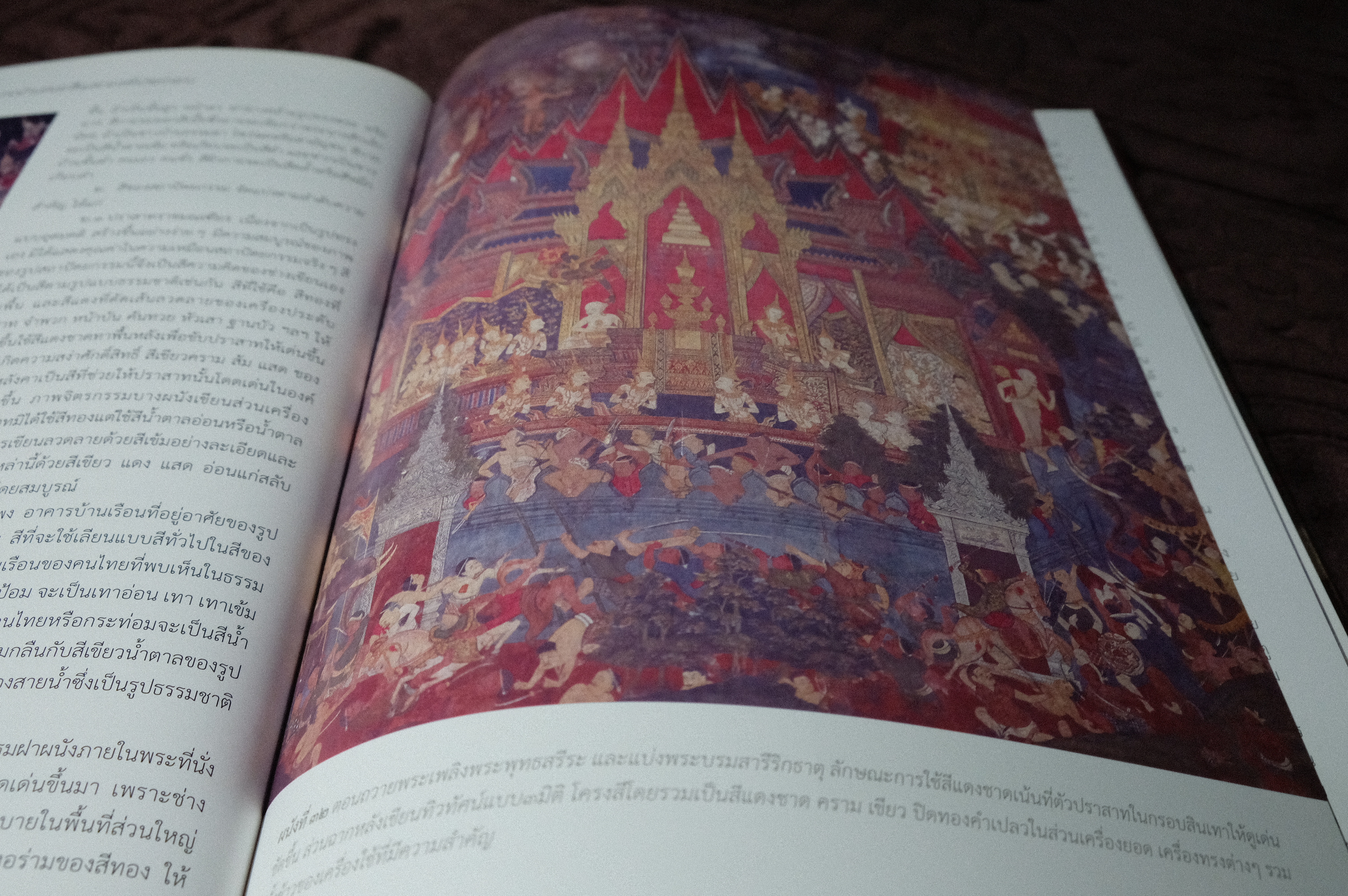อนุรักษ์จิตรกรรมฝาผนัง พระที่นั่งพุทไธสวรรค์ โดย กรมศิลปากร ปกแข็ง 120 หน้า