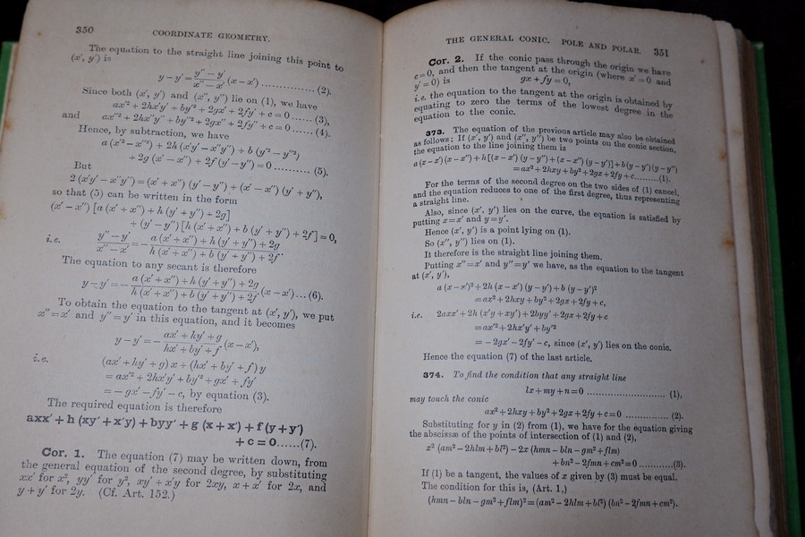 The Element of Coordinate Geometry by Macmillan and Co ., Limited ปี 1955