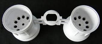 Front Wheel for WR-02G Chassis (White, 2 Pcs.)