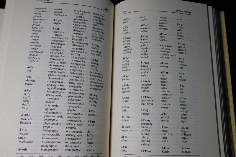 the complete rhyming dictionary by clement wood and ronald bogus
