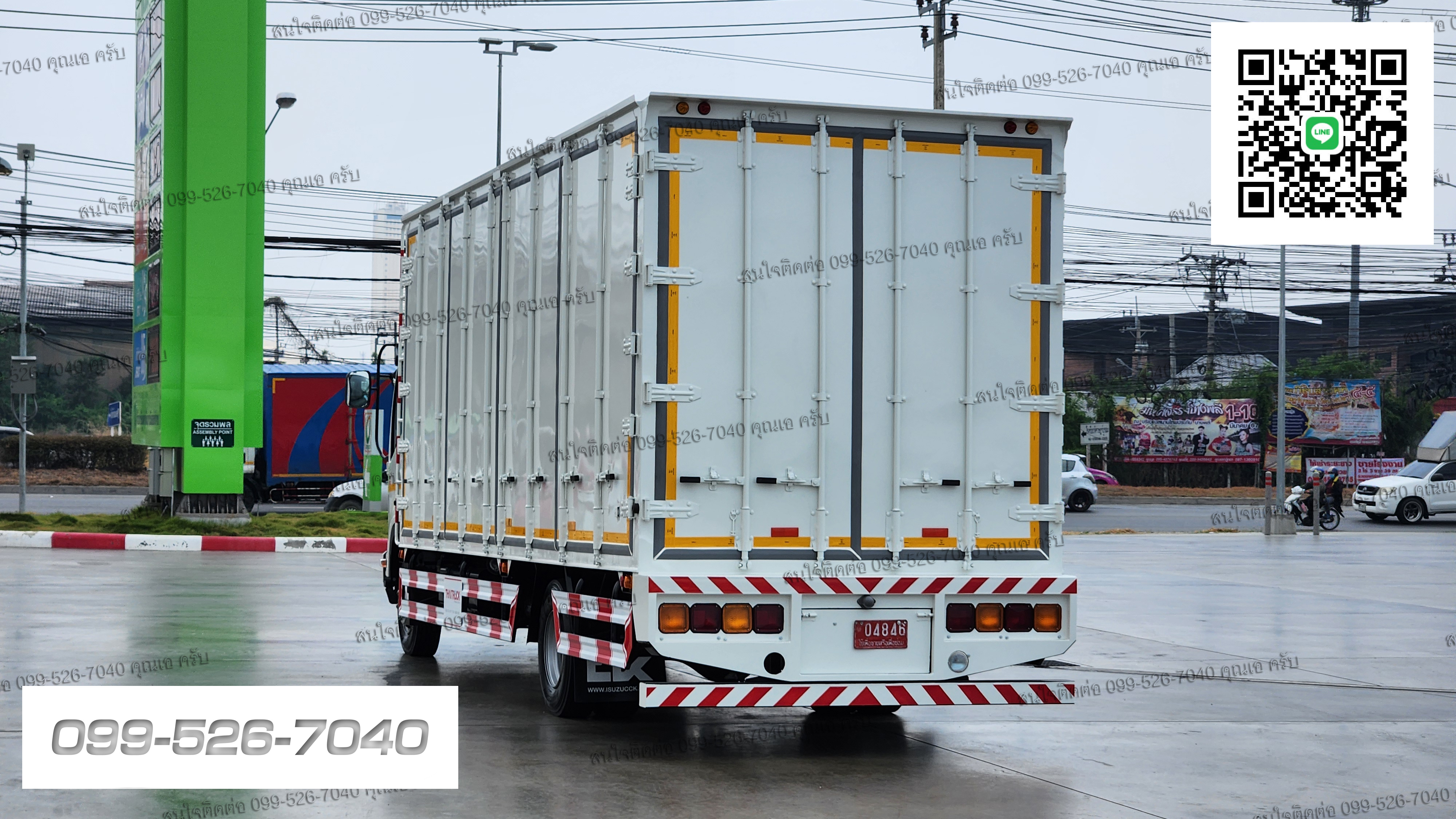 ISUZU FRR 210แรงม้า ยาว 6.5 เมตร ตู้แห้งประตู 10 บาน เปิดรอบคัน ยูโร 3