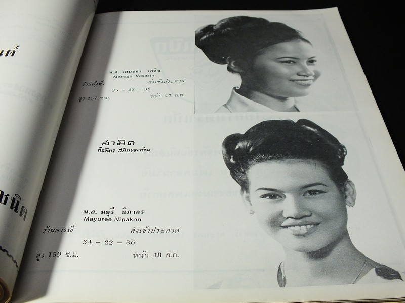 สมุดภาพนางสาวไทย กองประกวดนางสาวไทย งานวชิราวุธนุสรณ์ ปี 2509