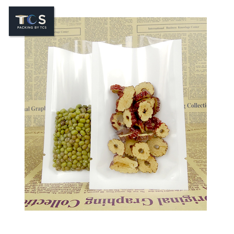 ถุงแบนหน้าใส หลังขาว ซีล 3 ด้าน