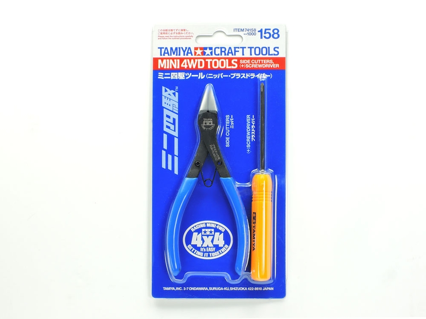 Mini 4WD Tools ; Side Cutter/(+) Screwdriver