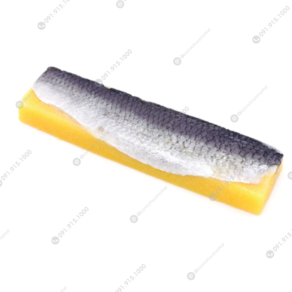 ปลาแฮริ่งปรุงรสบนไข่กุ้งสีเหลือง / Frozen Osushiya Nishin