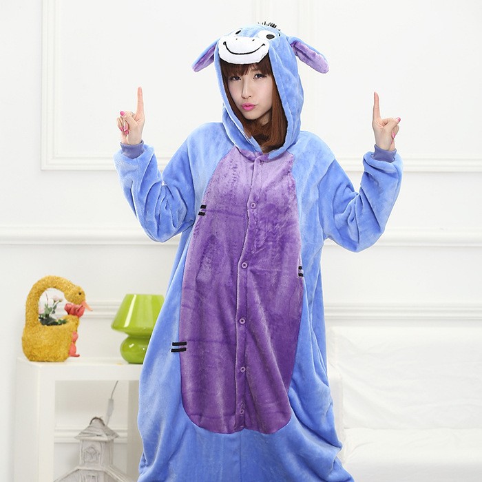 ชุดนอนมาสคอต / แฟนซี ผู้ใหญ่ อียอร์ Eeyore / ลา