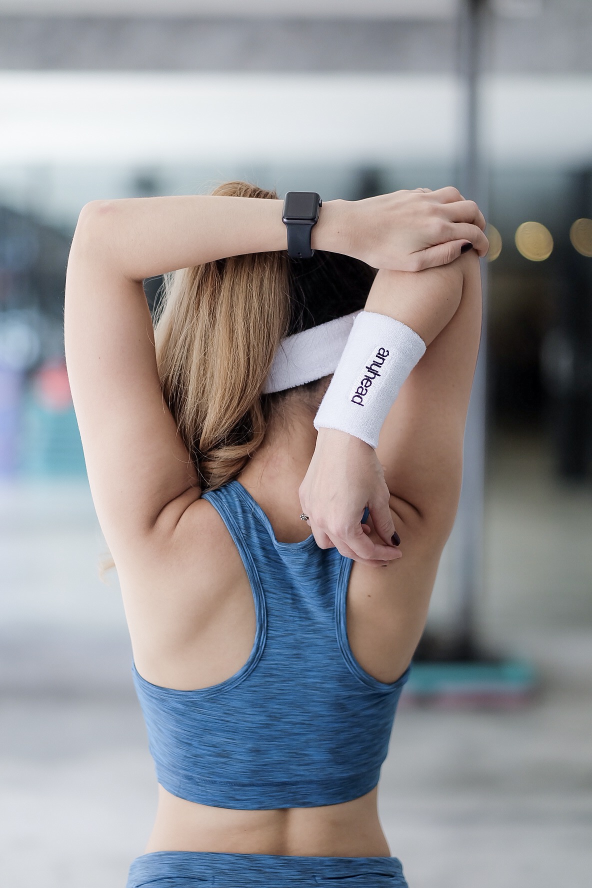 Sweat Absorber ผ้ารัดศรีษะ & ผ้ารัดข้อมือ (สีขาว)