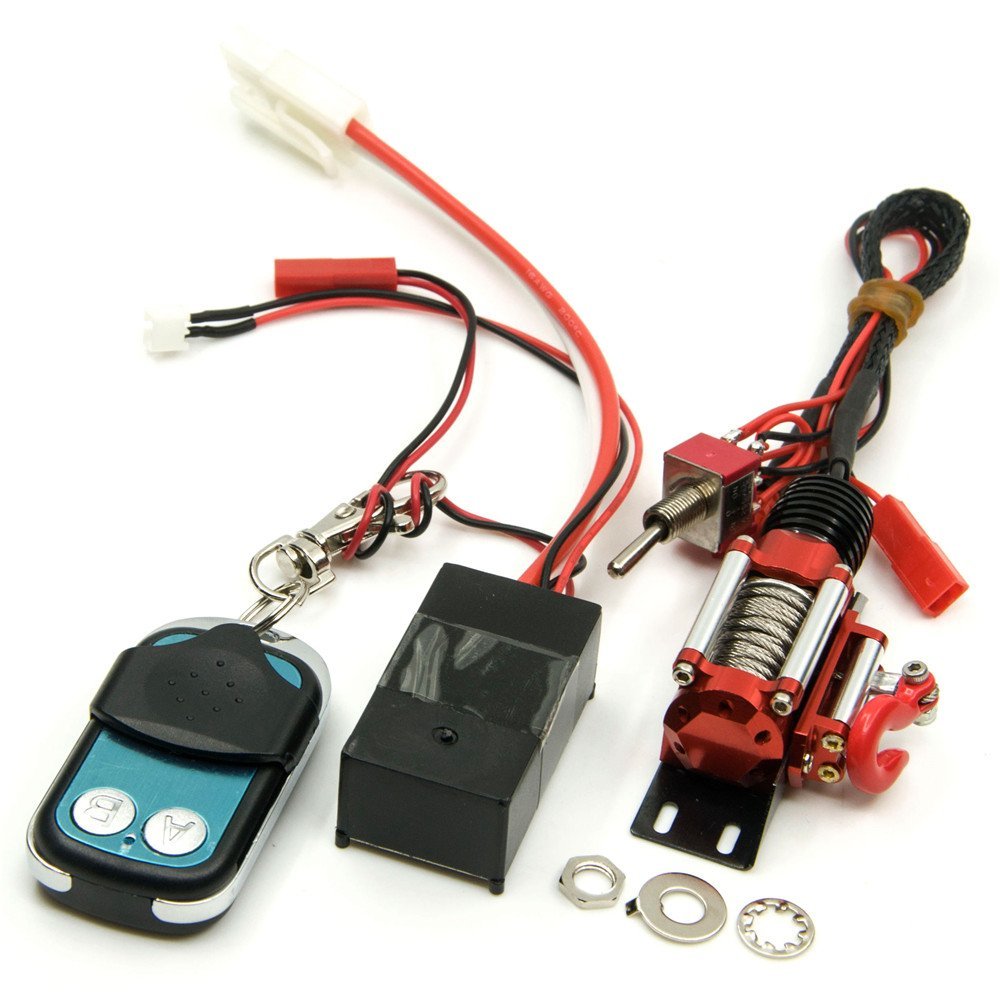 Realistic High Torque Mega Winch w/Remote Control.