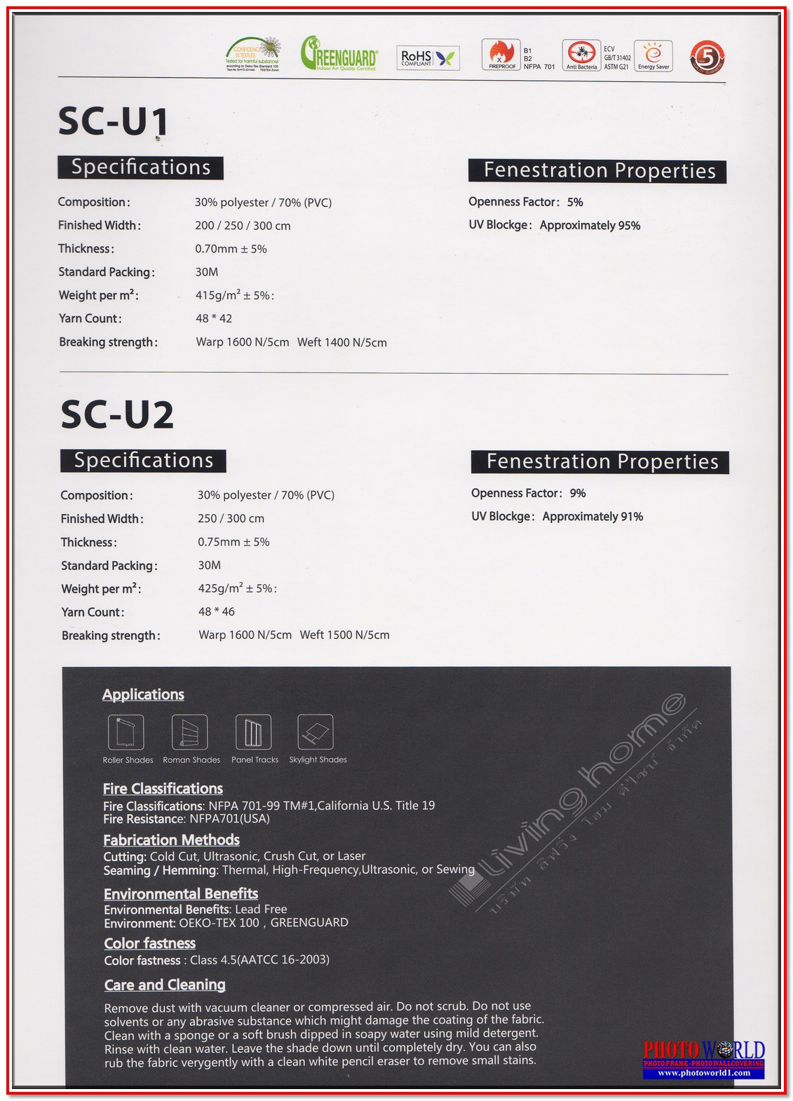 เลือกผ้าม่าน ม่านม้วนซันสกรีน "SPECIAL FABRIC SUNSCREEN ROLLER BLINDS" ผ้าม่าน ม่าน มู่ลี่ มู่ลี่ไม้ ม่านม้วน วอลเปเปอร์ รับติดตั้ง ออกแบบ ราคาถูก ทุกประเภท ทุกรูปแบบ