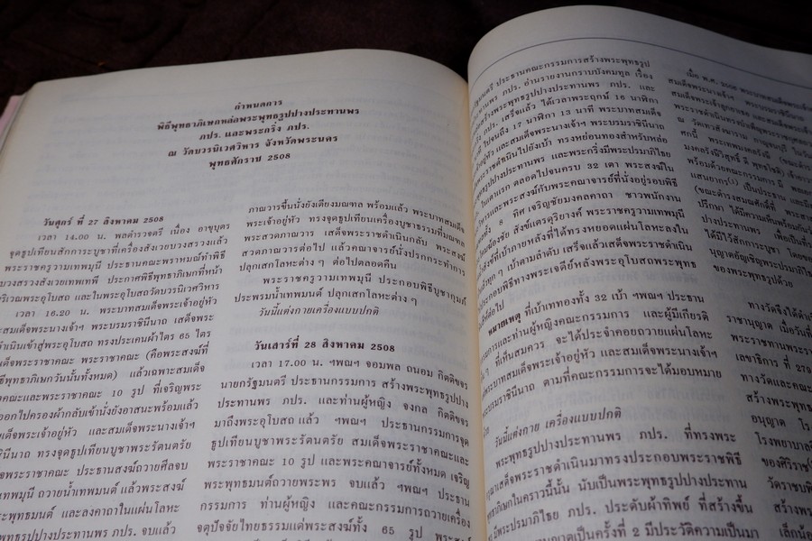 พระภูมิพลพุทธปฏิมา โดย สมชาย พุ่มสะอาด หนา 254 หน้า ปี 2533