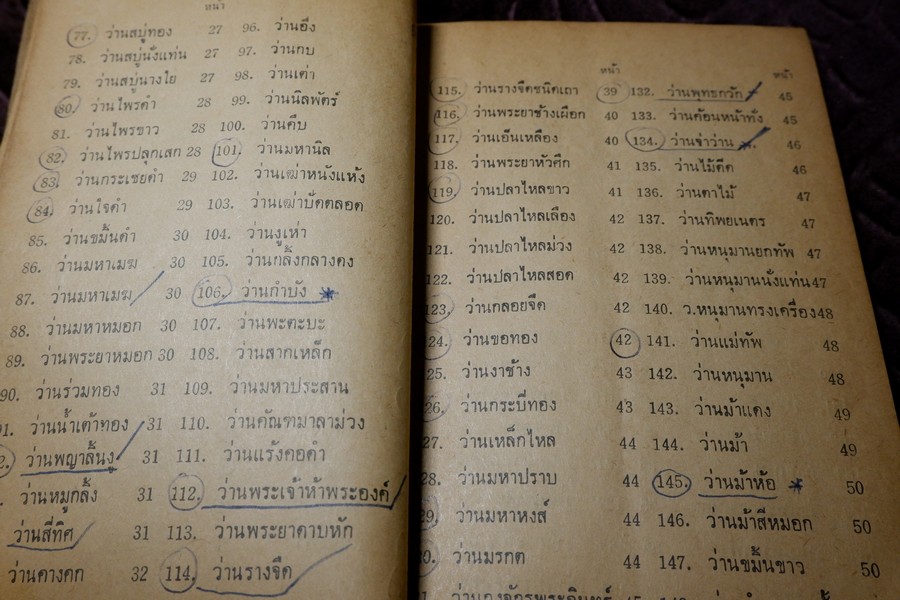 ตำรา ว่านวิเศษอันศักดิ์สิทธิ์ อ.ชั้น หาวิธี ปี 2517 (สอบถาม)