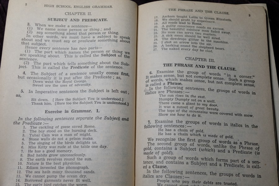 High School English Grammar & Composition by Wren & Martin ปกเเข็ง ปี 1969