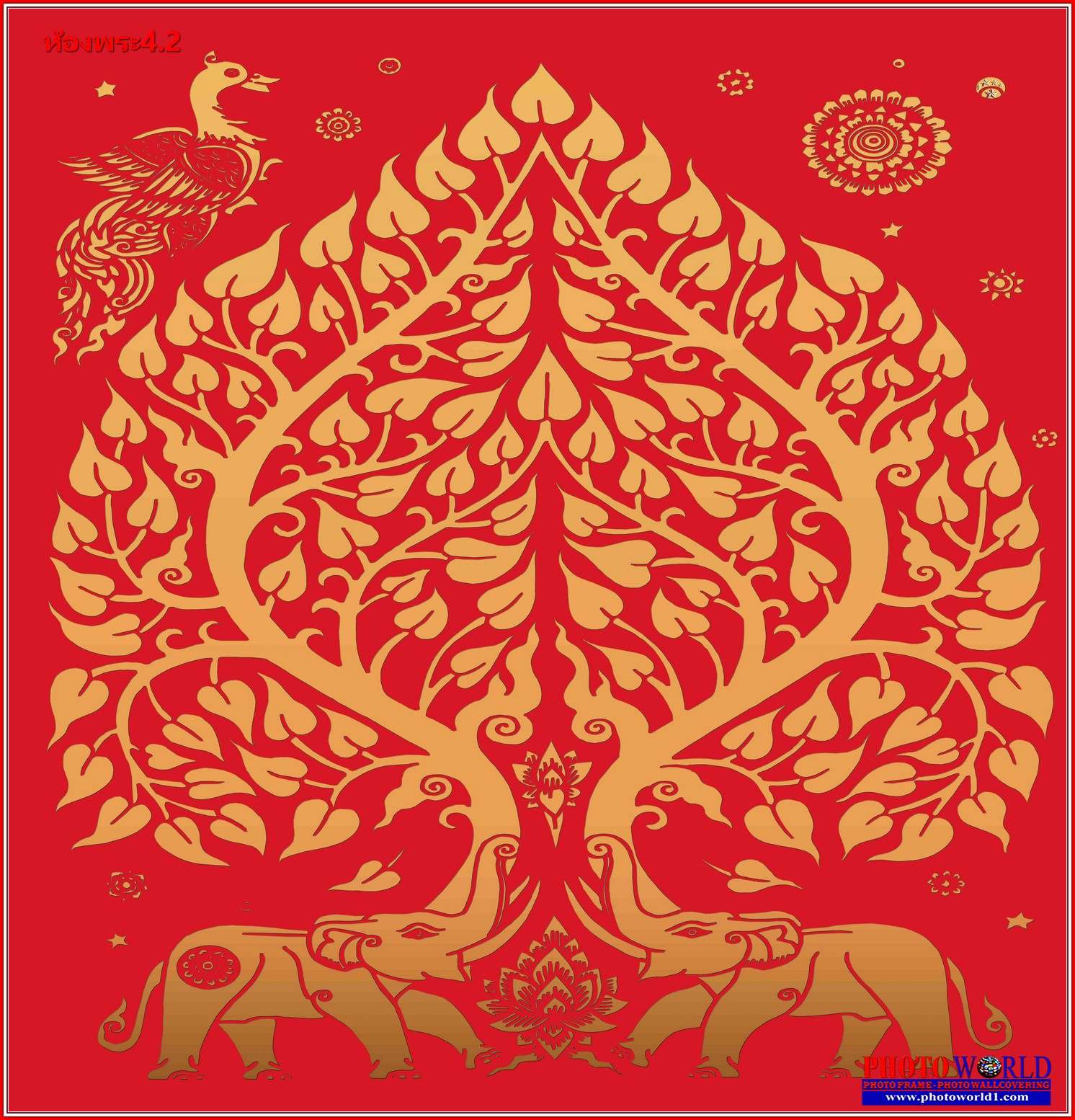 วอลเปเปอร์รูปภาพติดผนังสั่งทำ ห้องพระ มีภาพให้เลือกกว่า 50,000 ภาพ ออกแบบกราฟฟิค หรือ รูปภาพตามที่ท่านกำหนด ในสไตล์ท่านเอง "custom made"